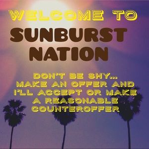 Our outlet shop! Main shop is sunburstnation.com